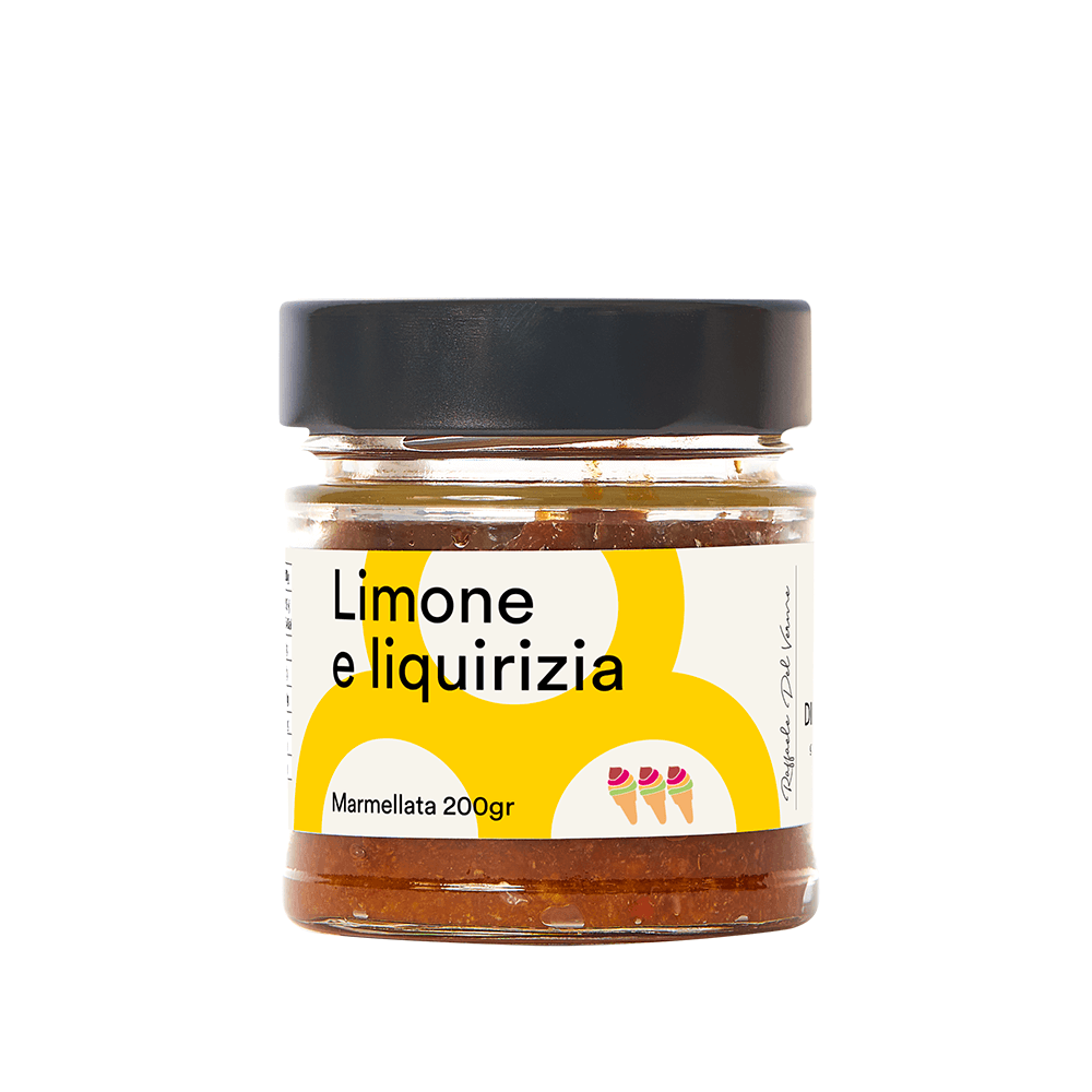Confettura limone e liquirizia